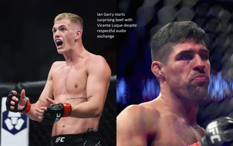 Despite the fact that Ian Garry and Vicente Luque had a friendly audio discussion, Garry started an unexpected battle with Luque.
