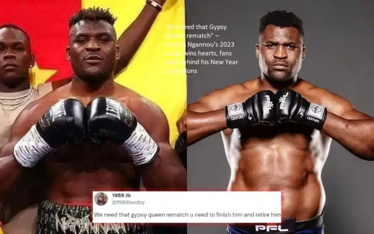 “We need that Gypsy Queen rematch,” proclaims Francis Ngannou in his 2023 review, which wins hearts and inspires followers to rally behind his New Year’s resolutions.