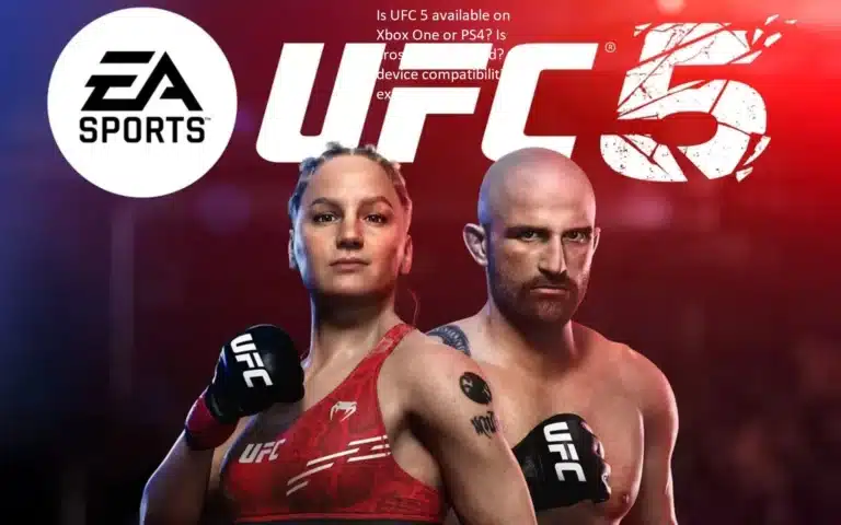 Can you get UFC 5 on your Xbox One or PlayStation 4? Cross-play is permitted, right? Detailed explanations of all device compatibilities