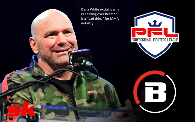 PFL’s acquisition of Bellator is a “bad thing” for the mixed martial arts industry, as explained by Dana White.