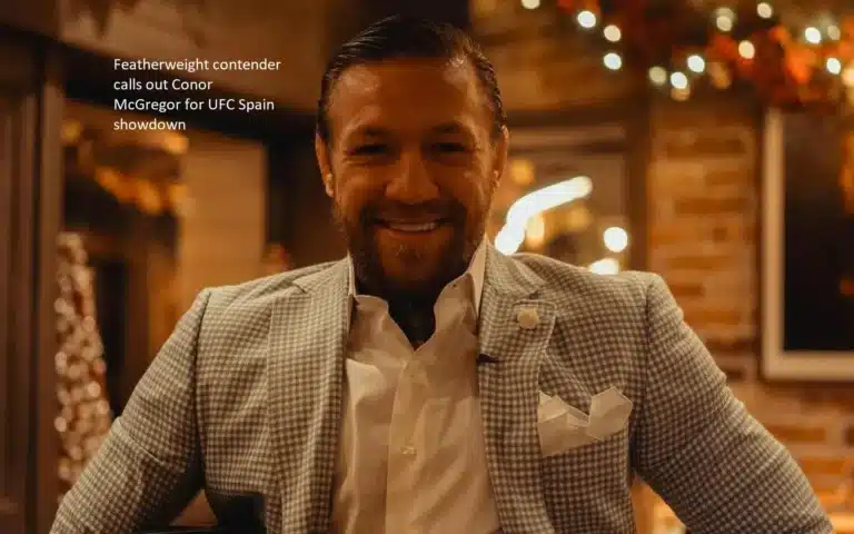 A contender at the featherweight division has called out Conor McGregor for a fight in the UFC Spain.