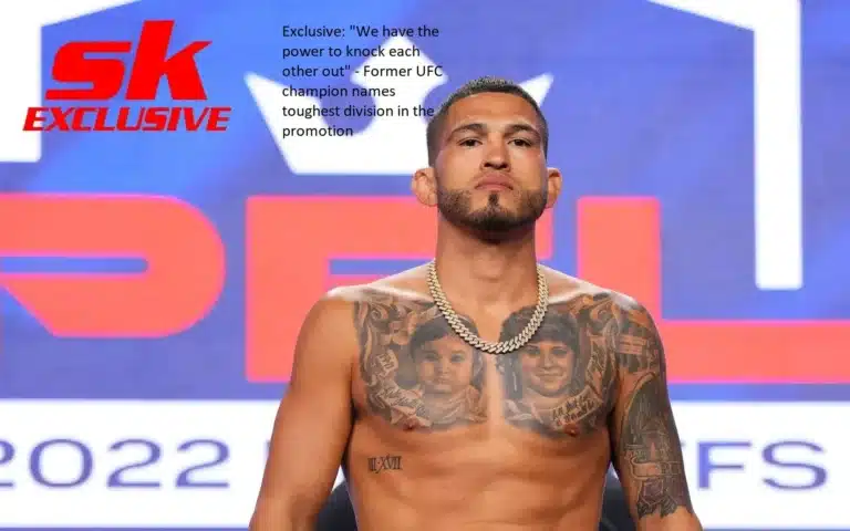 Exclusive: “We have the power to knock each other out” – A former champion of the Ultimate Fighting Championship discusses the most difficult division in the organization