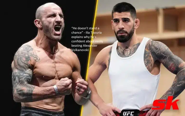 Ilia Topuria explains why he is convinced that he will easily defeat Alexander Volkanovski by saying, “He doesn’t stand a chance.”
