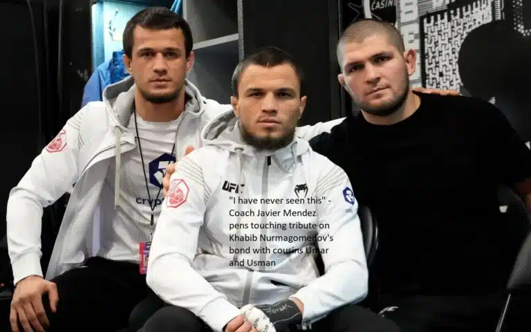 The moving homage that Coach Javier Mendez writes on Khabib Nurmagomedov’s relationship with his cousins Umar and Usman “I have never seen this”