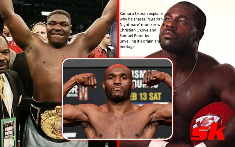 It is via the revelation of its roots and history that Kamaru Usman elucidates the reason why he, together with Christian Okoye and Samuel Peter, is referred to as the “Nigerian Nightmare.”