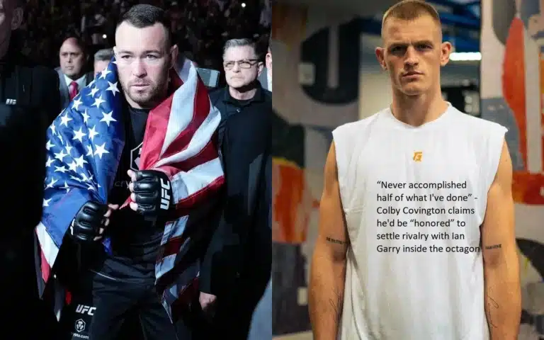 Not even close to achieving half of what I’ve accomplished. To settle his feud with Ian Garry inside the octagon, Colby Covington asserts that it would be “honorable” for him to do so.
