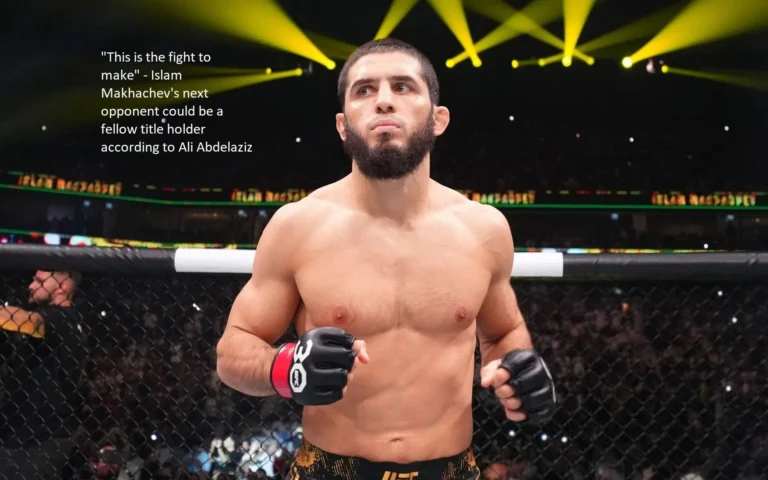 “This is the fight to make,” Ali Abdelaziz said, referring to Islam Makhachev’s potential next opponent, who might be a fellow championship holder.