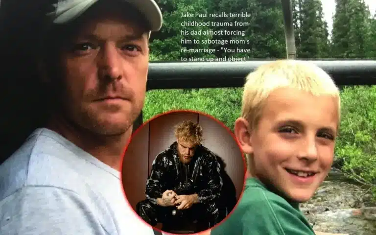 Jake Paul recalls the tremendous anguish he had as a child as a result of his father’s attempt to coerce him into sabotaging his mother’s remarriage. “You have to stand up and object,” he said.