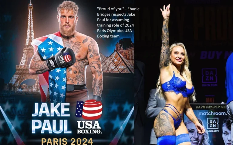 Jake Paul has earned the esteem of Ebanie Bridges “Proud of you” for taking on the responsibility of training the United States boxing squad for the 2024 Olympic Games in Paris.