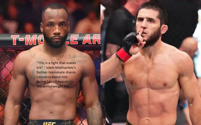 Islam Makhachev’s former teammate expresses his apprehensions regarding the prospect of his competing against Leon Edwards for the welterweight championship, saying, “This is a fight that scares me.”