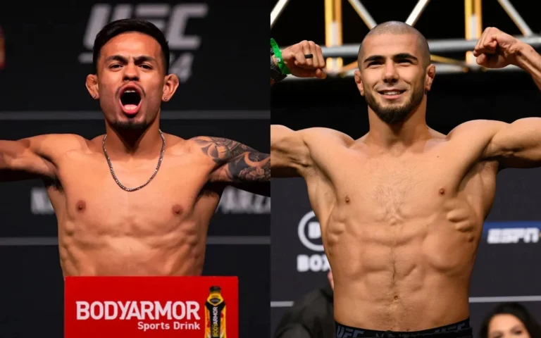 Following Muhammad Mokaev’s dismissal of ‘Raw Dawg’ as a prospective flyweight BMF, Brandon Royval and Muhammad Mokaev engage in a back-and-forth exchange of accusations.