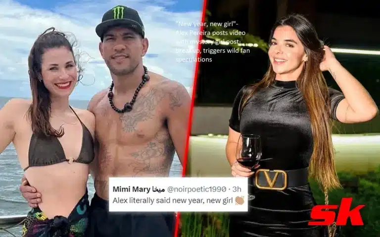 Following the end of his relationship, Alex Pereira posted a video with a mystery girl, which sparked a flurry of fan conjecture. “New year, new girl”