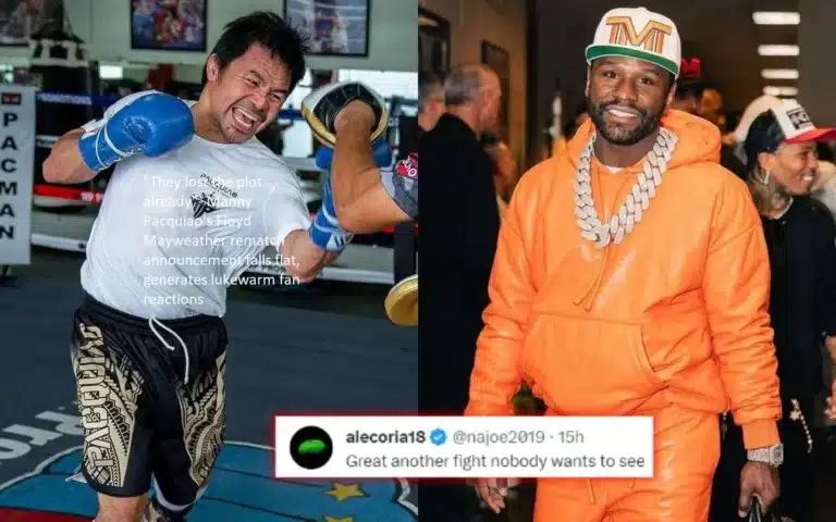The announcement that Manny Pacquiao will fight Floyd Mayweather again fails to impress and is met with lukewarm responses from fans. “They lost the plot already”