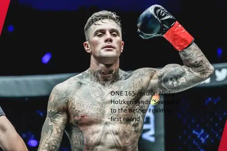 ‘Sexyama’ is sent to the nether realm by Nieky Holzken in the first round of ONE 165 based on the results.