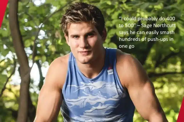 Sage Northcutt claims that he is capable of effortlessly performing hundreds of push-ups in a single session. He says, “I could probably do 400 to 500.”