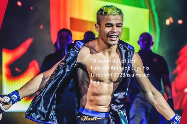 According to Fabricio Andrade, his chaotic 2023 is a mixed bag. He gives it a score of seven out of ten.