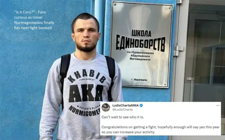 “Is it Cory?” Due to the fact that Umar Nurmagomedov has finally secured his next bout, fans are curious.