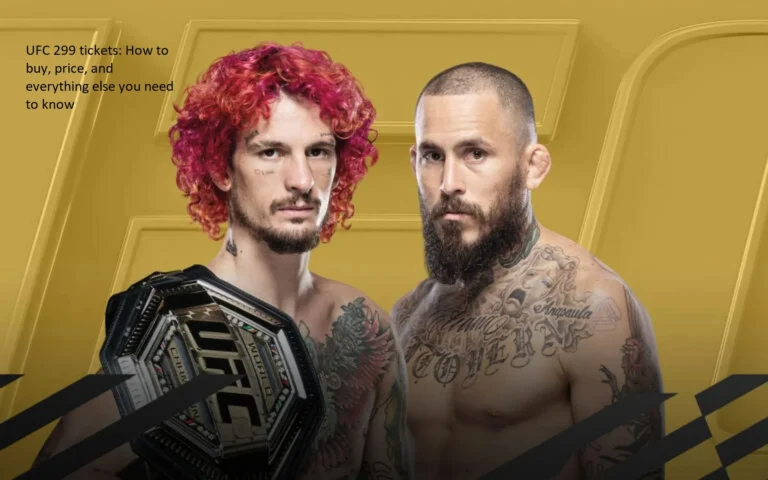 Tickets for UFC 299: information on how to purchase them, the cost, and everything else you need to know