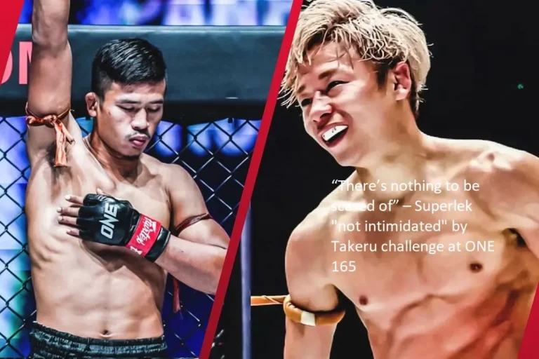 Superlek was “not intimidated” by Takeru’s challenge at ONE 165, and he stated, “There is really nothing to be afraid of.”