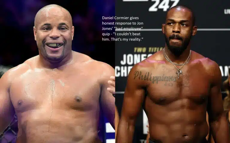 Daniel Cormier has an open and forthright response to Jon Jones’s remark that he is a “poor employee”: “I couldn’t beat him. That is the truth for me.”