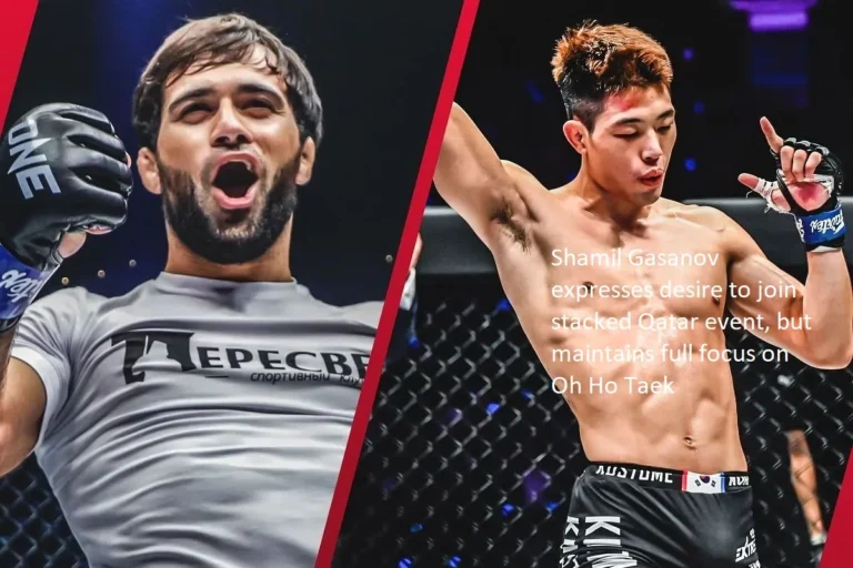 However, Shamil Gasanov continues to maintain his complete concentration on Oh Ho Taek, despite his wish to participate in the stacked Qatar event.