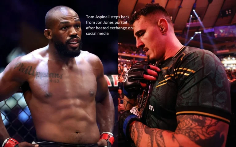 Following a heated discussion on social media, Tom Aspinall has decided to withdraw from his pursuit of Jon Jones.