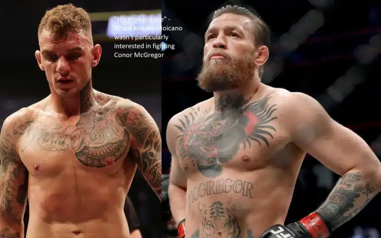 “His time is done” was the phrase that Renato Moicano used when he was not especially interested in fighting Conor McGregor.