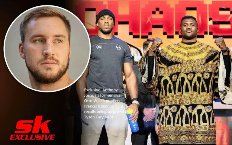 Otto Wallin, a former opponent of Anthony Joshua, has made a prediction about the battle between Francis Ngannou and recalls being startled by the fight between Tyson Fury.