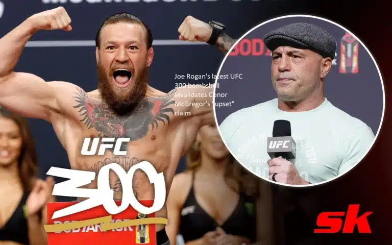 The most recent revelation that Joe Rogan has revealed about UFC 300 disproves Conor McGregor’s “upset” remark.