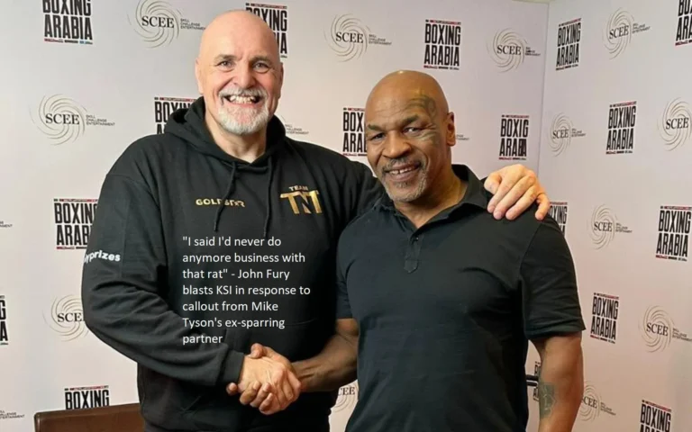 When Mike Tyson’s former sparring partner called out John Fury, Fury responded by saying, “I said I’d never do anymore business with that rat.” Fury’s statement was in response to the callout.