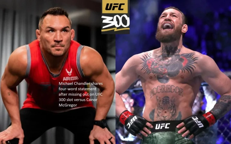 After missing out on the opportunity to fight Conor McGregor at UFC 300, Michael Chandler has issued a statement consisting of just four words.