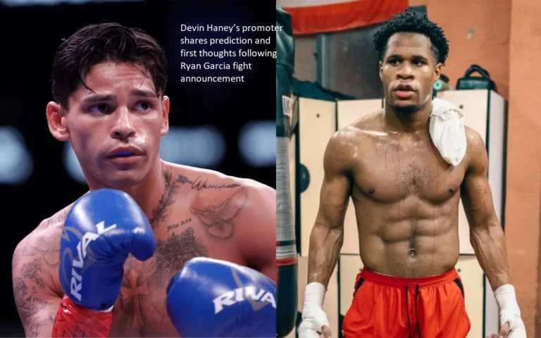After the announcement of the fight between Ryan Garcia and Devin Haney, the promoter of Devin Haney offers his forecast and initial views.
